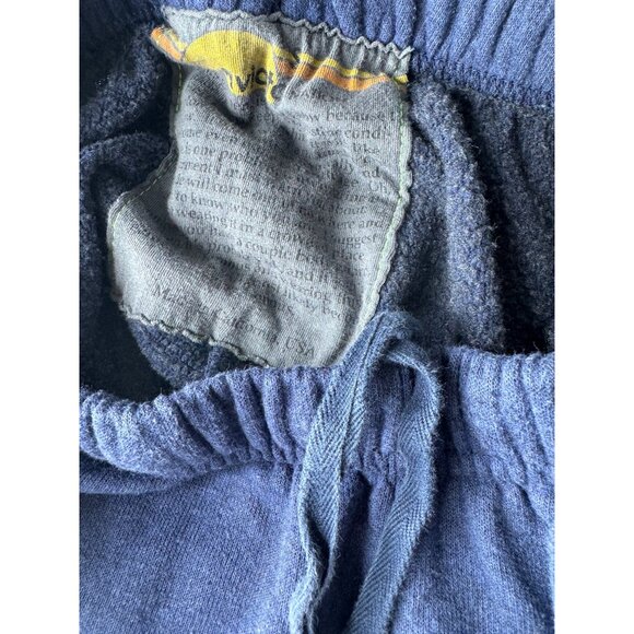 Aviator Nation Blue Smiley Face Sweatpants Joggers Size S - Picture 6 of 7